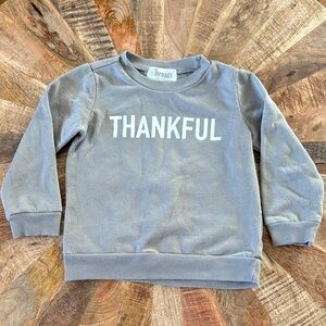 Toddler 'Thankful' Sweatshirt